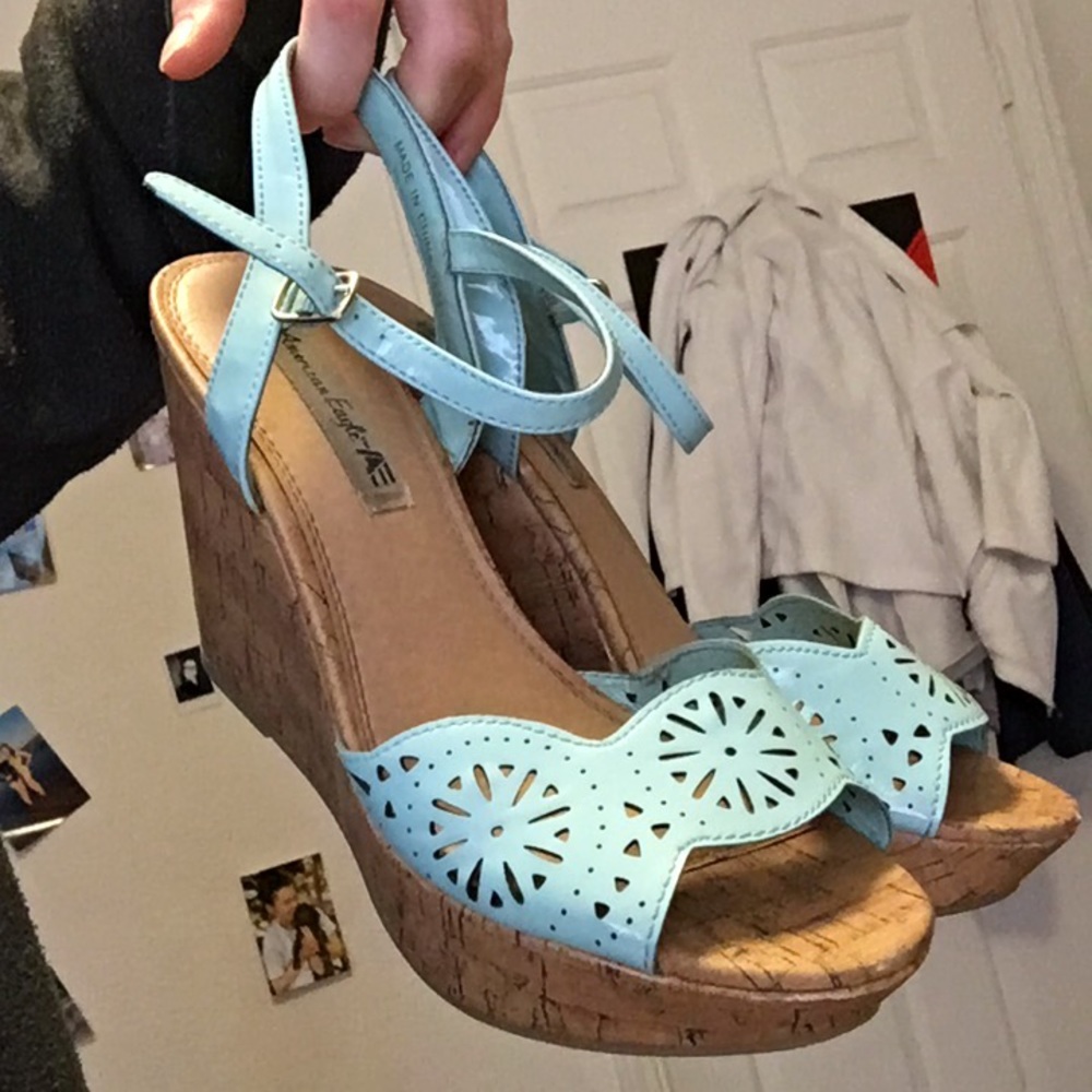 Turquoise wedges